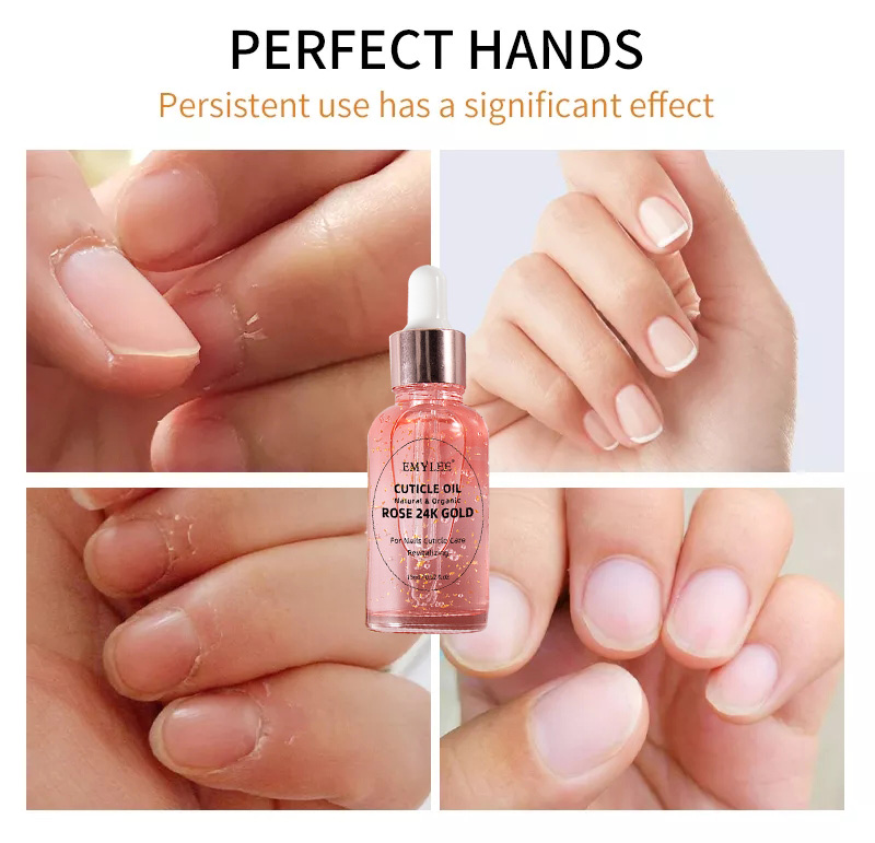 Private label Free Sample Nails Care Nutrition Good Smell OEM 24k gold