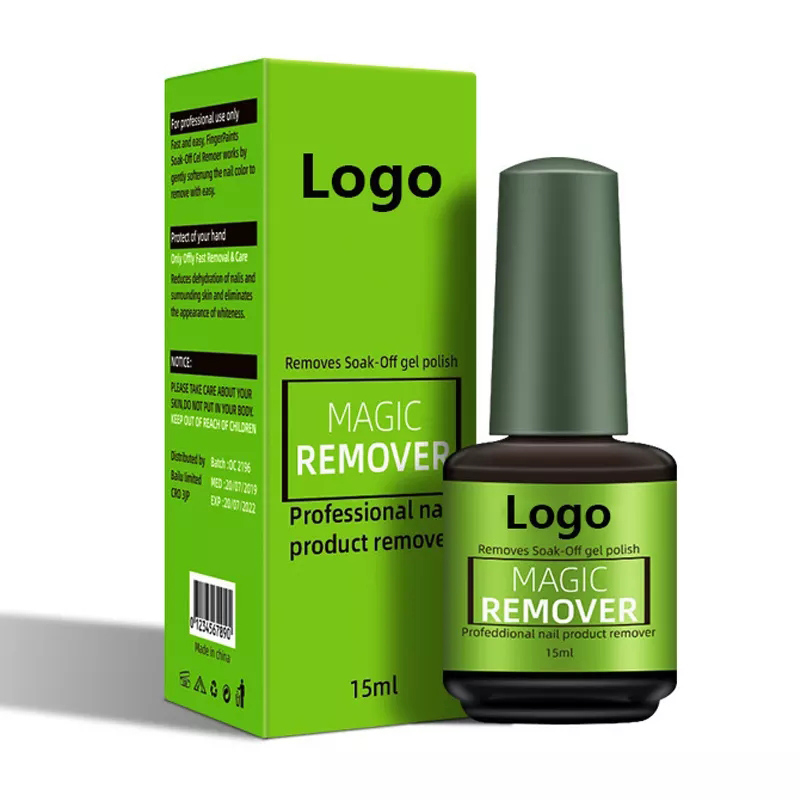 15ml Magic Remover Soak Off UV Gel Polish Cleaner Nail Gel Polish Remover  Burst Magic Nail Polish Fast Remover